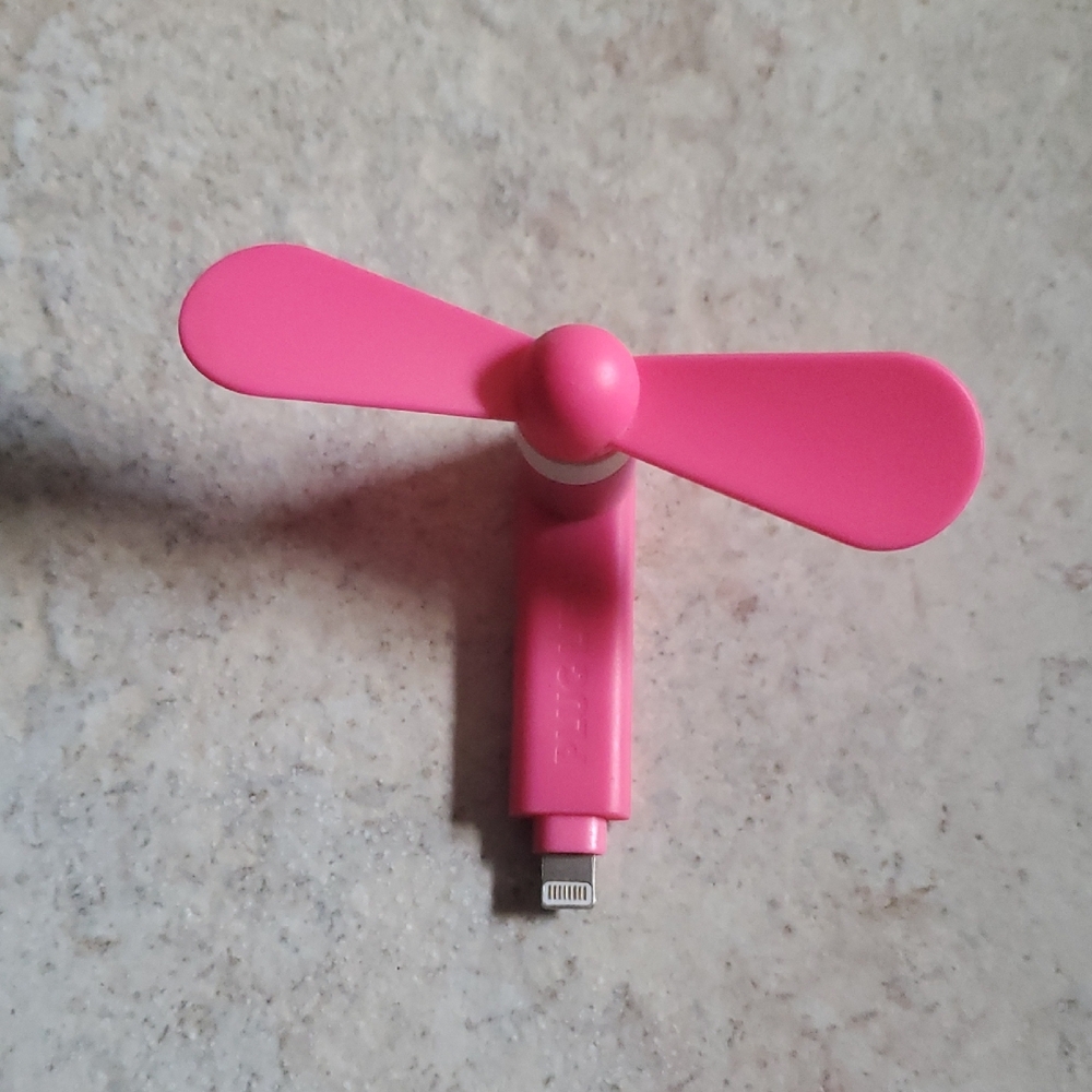 Pink Mini USB Fan